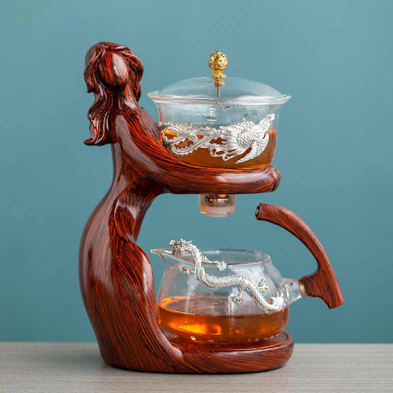 Maiden Tea Set -  Semi-automatic Tea Set - Heat-resistant Glass