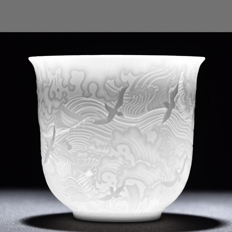 Elegant White Tea Cup
