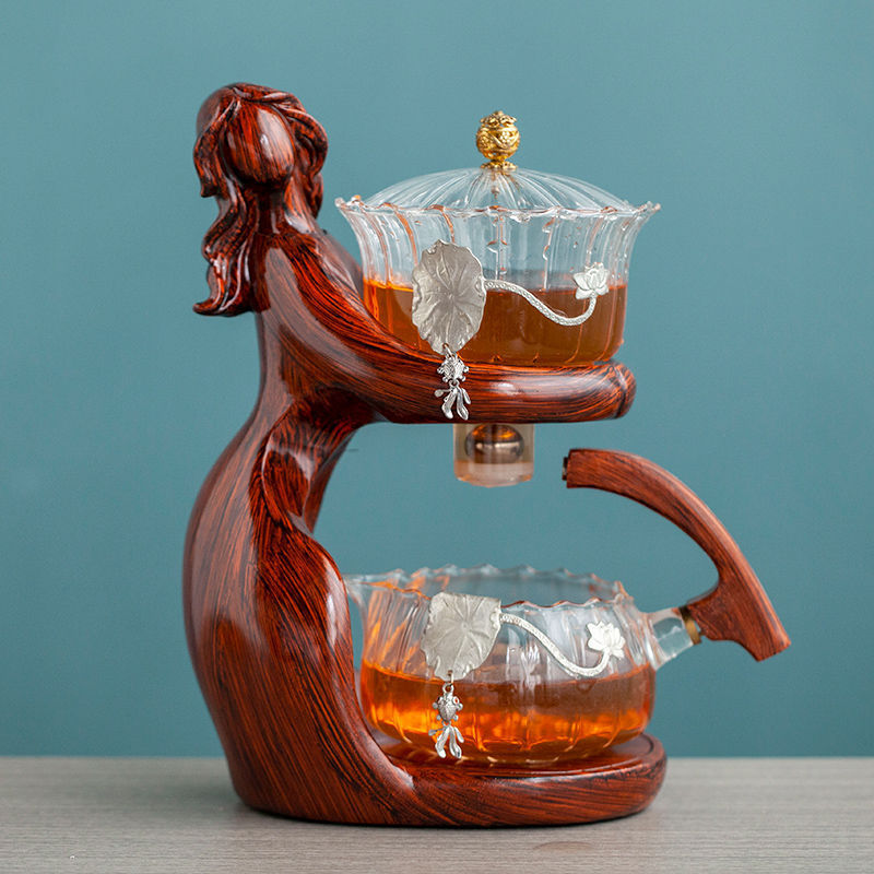 Maiden Tea Set -  Semi-automatic Tea Set - Heat-resistant Glass