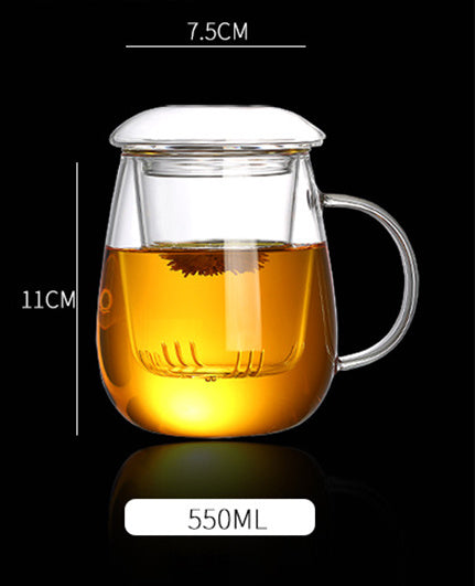 Thickened Glass - Tea Water Separation Tea Cup