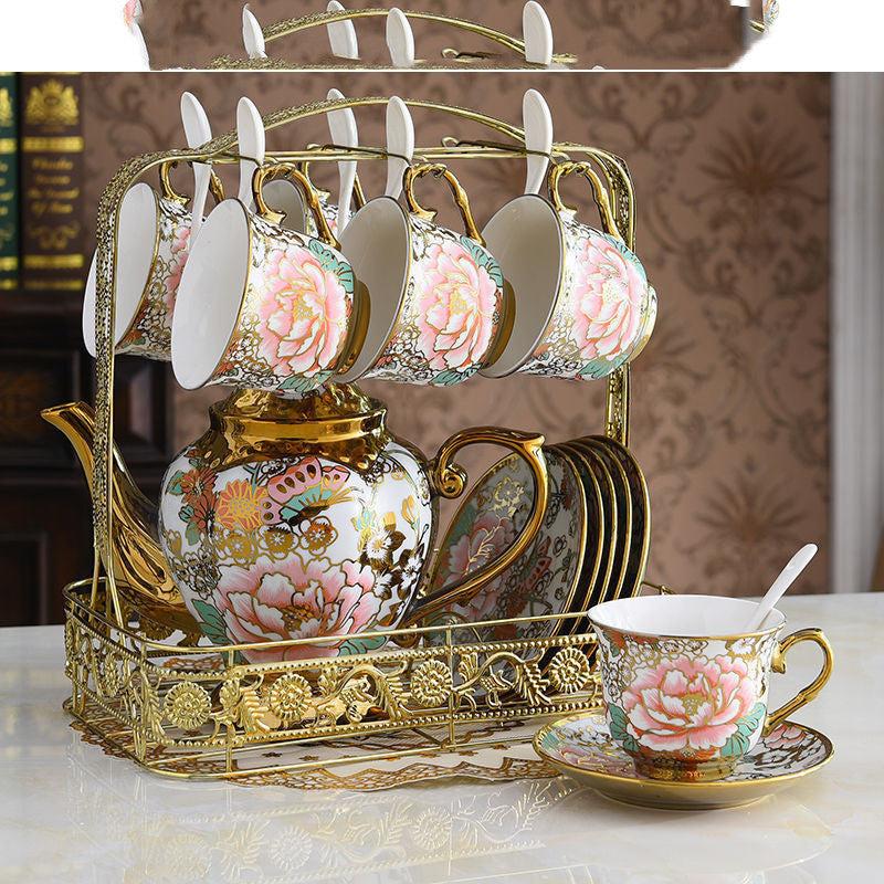Fine Tea Set Afternoon Tea - 15 Pieces