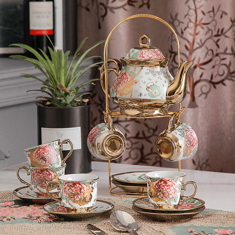 Fine Tea Set Afternoon Tea - 15 Pieces