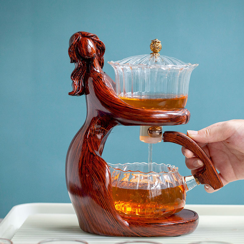 Maiden Tea Set -  Semi-automatic Tea Set - Heat-resistant Glass