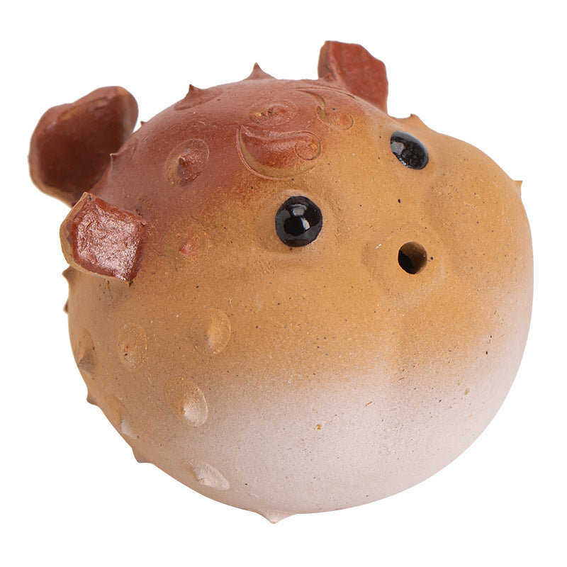 Puffer Tea Ornaments - Incense Holder - Tea Pet