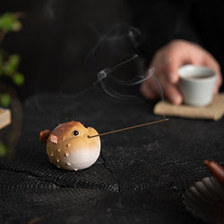 Puffer Tea Ornaments - Incense Holder - Tea Pet