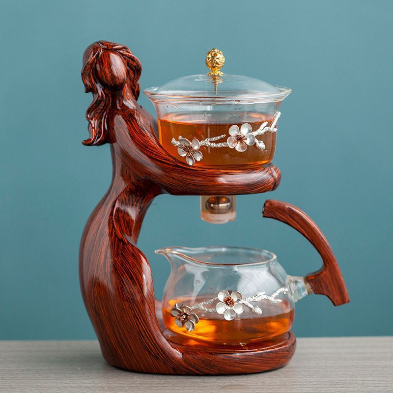 Maiden Tea Set -  Semi-automatic Tea Set - Heat-resistant Glass