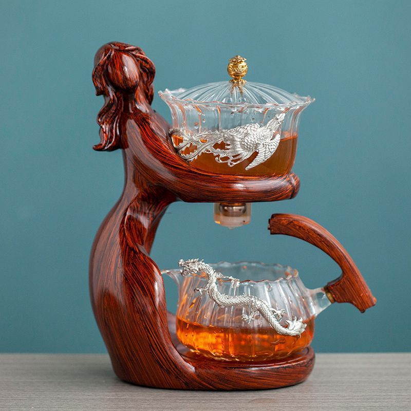 Maiden Tea Set -  Semi-automatic Tea Set - Heat-resistant Glass