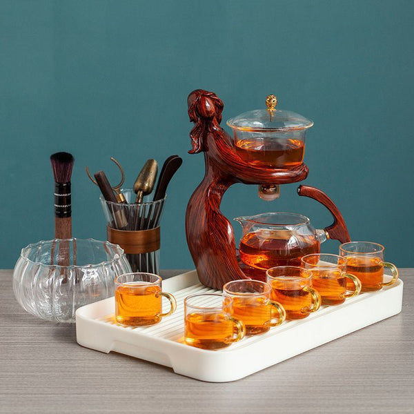Maiden Tea Set -  Semi-automatic Tea Set - Heat-resistant Glass