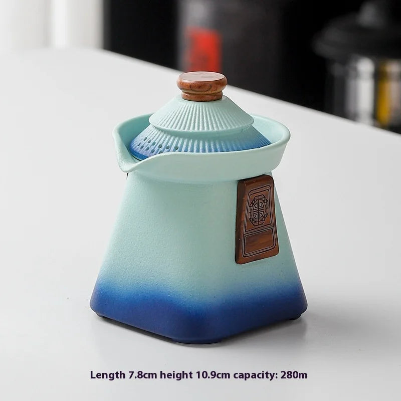Tea Sets  A Small Set Of Court-Style Travel Tea Sets  Quick Guest Cup  Portable Outdoor Business Souvenir Gifts Birthday Present