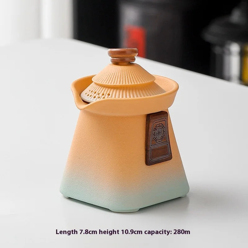 Tea Sets  A Small Set Of Court-Style Travel Tea Sets  Quick Guest Cup  Portable Outdoor Business Souvenir Gifts Birthday Present