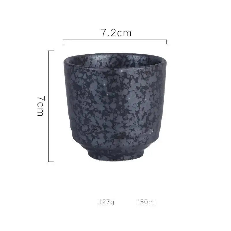 150ml Japanese Ceramics Coffee Cups Retro Water Tea Mug Teacups Drinkware Kitchen Tableware Home Restaurant