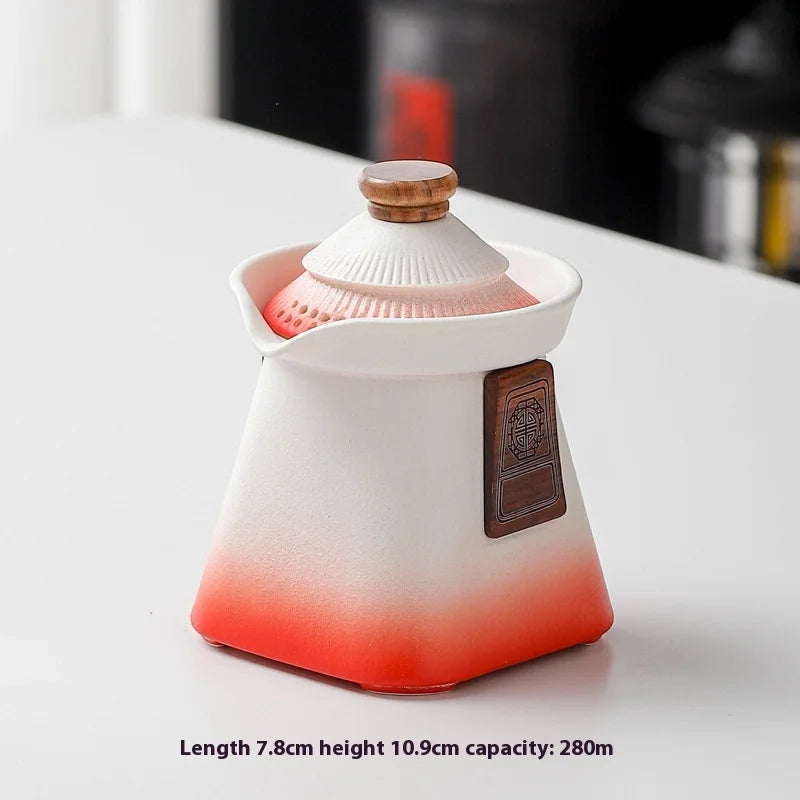 Tea Sets  A Small Set Of Court-Style Travel Tea Sets  Quick Guest Cup  Portable Outdoor Business Souvenir Gifts Birthday Present