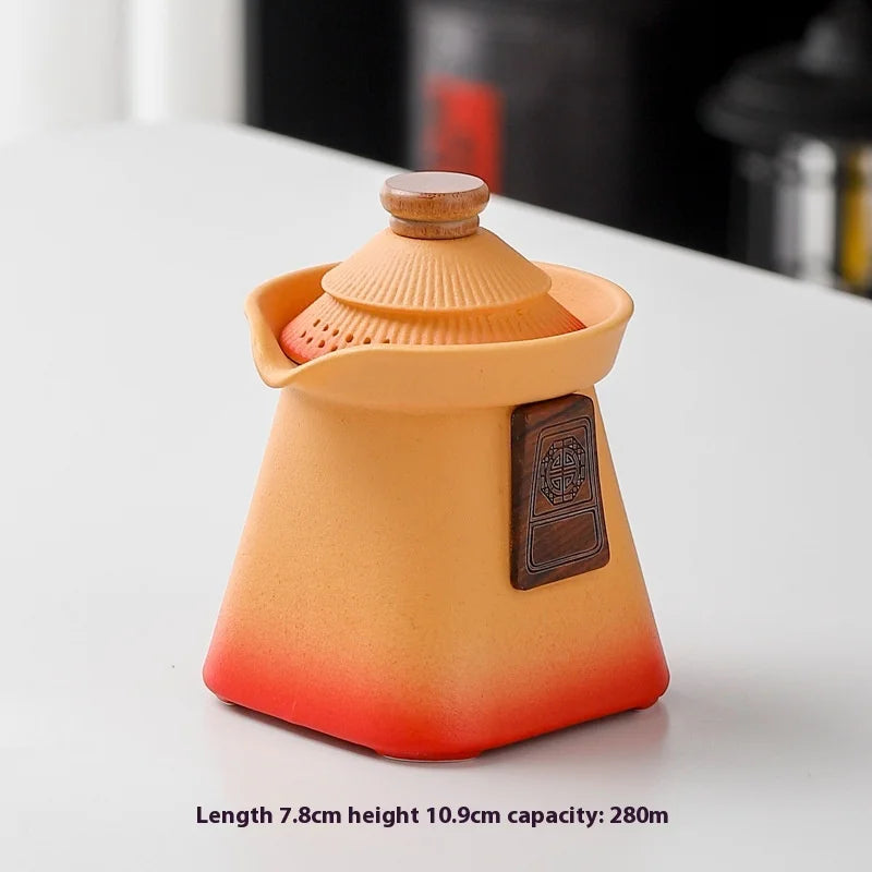 Tea Sets  A Small Set Of Court-Style Travel Tea Sets  Quick Guest Cup  Portable Outdoor Business Souvenir Gifts Birthday Present