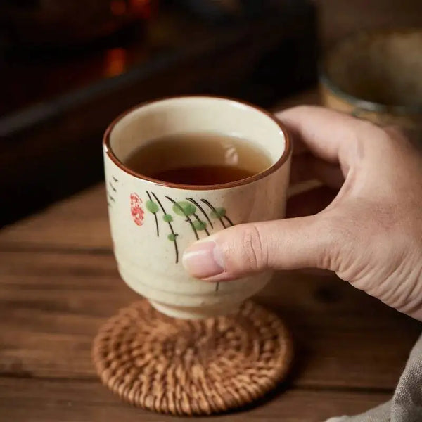 150ml Japanese Ceramics Coffee Cups Retro Water Tea Mug Teacups Drinkware Kitchen Tableware Home Restaurant