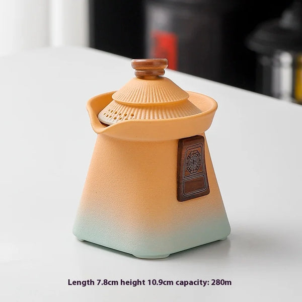 Tea Sets  A Small Set Of Court-Style Travel Tea Sets  Quick Guest Cup  Portable Outdoor Business Souvenir Gifts Birthday Present