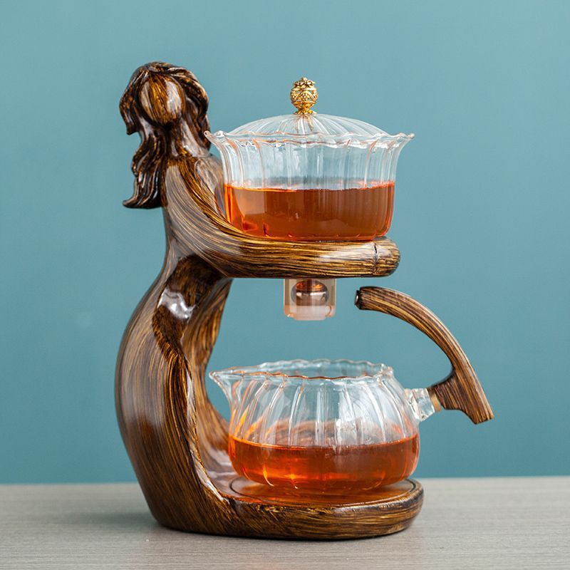 Maiden Tea Set -  Semi-automatic Tea Set - Heat-resistant Glass