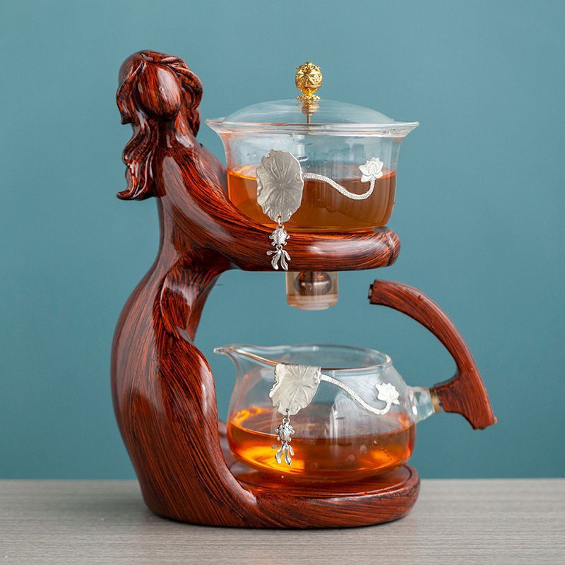 Maiden Tea Set -  Semi-automatic Tea Set - Heat-resistant Glass