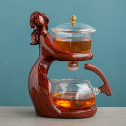 Maiden Tea Set -  Semi-automatic Tea Set - Heat-resistant Glass