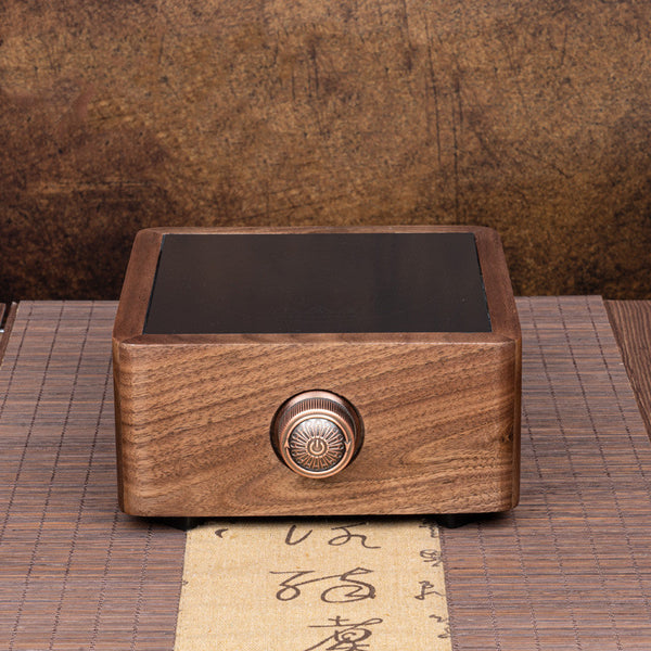 Walnut Base - Electric Ceramic Stove Tea Maker