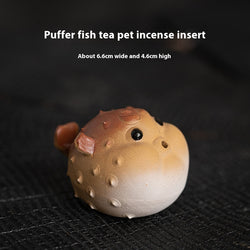 Puffer Tea Ornaments - Incense Holder - Tea Pet