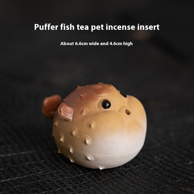 Puffer Tea Ornaments - Incense Holder - Tea Pet