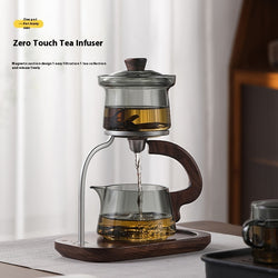 Lazy Tea Making Pot - Glass Teapot - Automatic Tea Set