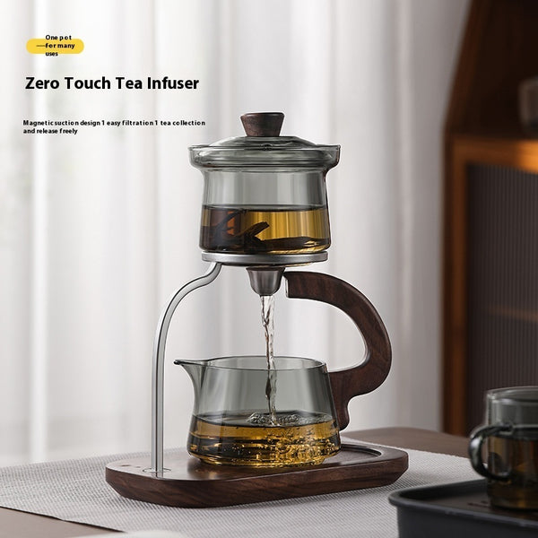 Lazy Tea Making Pot - Glass Teapot - Automatic Tea Set