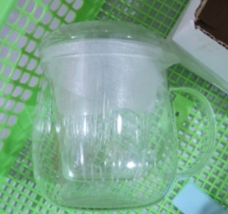 Thickened Glass - Tea Water Separation Tea Cup