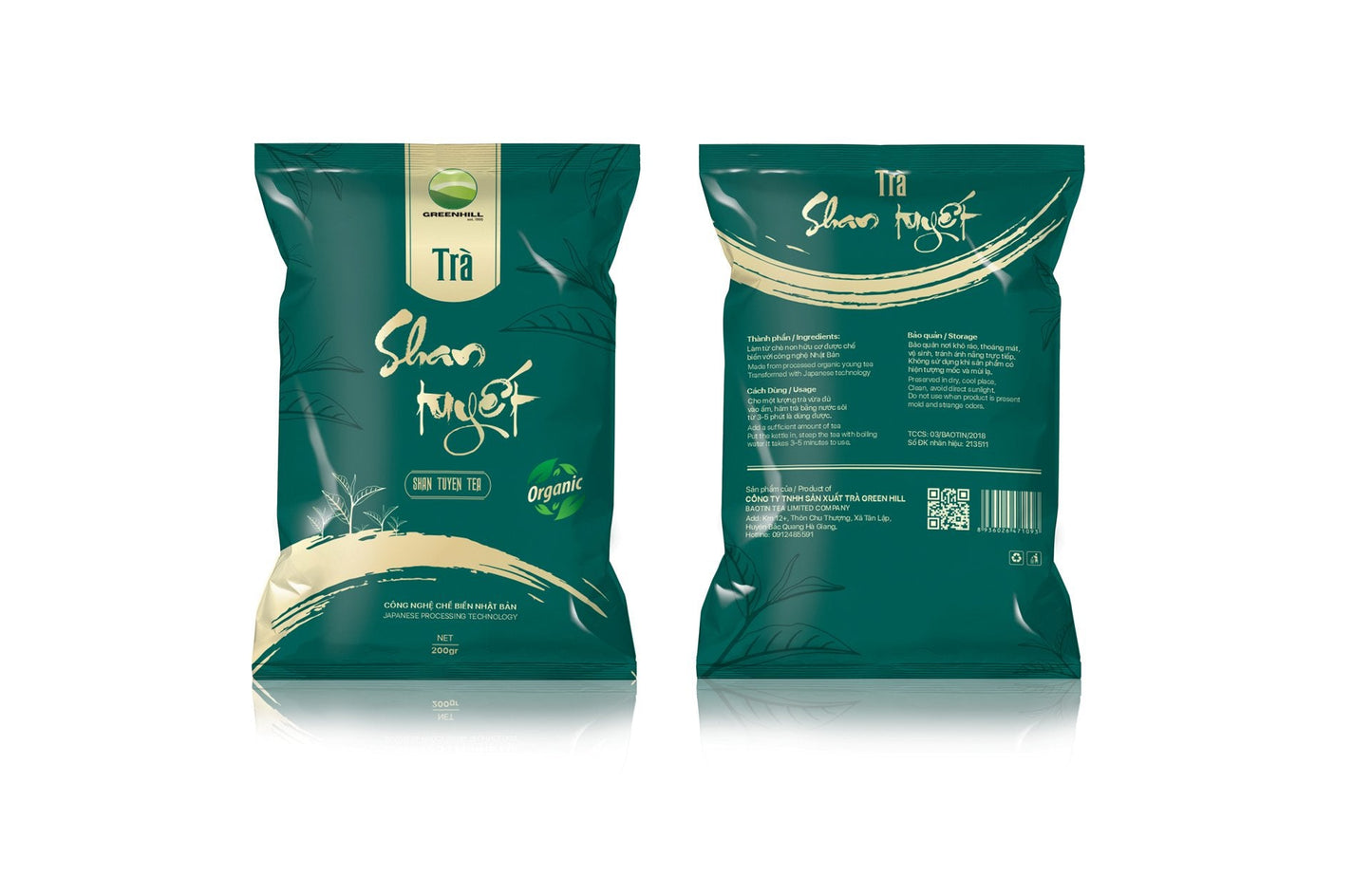 Trà Shan Tuyết Cổ Thụ Hà Giang - Organic - 100% không sử dụng hóa chất